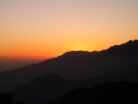 Sonnenuntergang Hoher Atlas - Tizn Tes Pass Sonnenuntergang Hoher Atlas - Tizn Tes Pass
