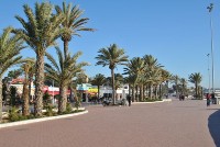 Die "Neue" Promenade am Sandstrand von Agadir Die "Neue" Promenade am Sandstrand von Agadir